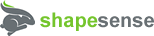 ShapeSense.com's logo: a running rabbit.