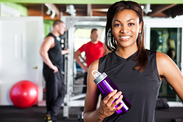 image of a woman at the gym